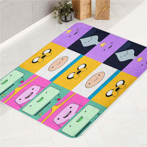 close up face adventure time bath rugs