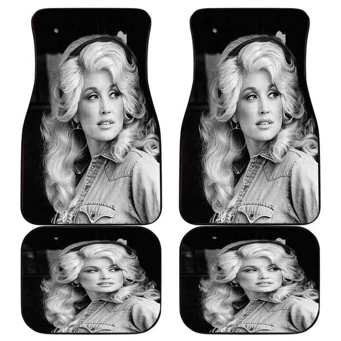 Dolly Parton bw 1 Car floor mats Universal fit