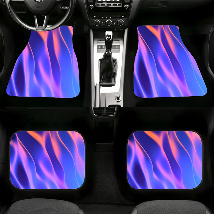 cloth illusion dimesion wavy Car floor mats Universal fit