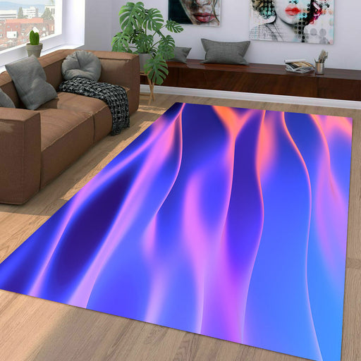 cloth illusion dimesion wavy Living room carpet rugs