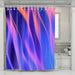 cloth illusion dimesion wavy shower curtains