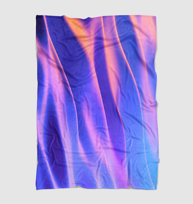 cloth illusion dimesion wavy Ultra soft fleece blanket