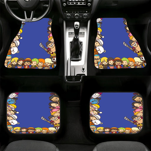 chibi character from one piece Car floor mats Universal fit