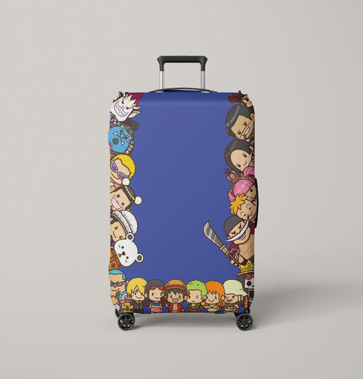 chibi character from one piece Luggage Covers | Suitcase