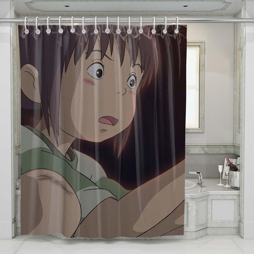 chihiro shocked shower curtains