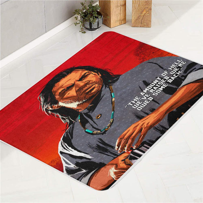 charles smith from red dead redemption 2 bath rugs