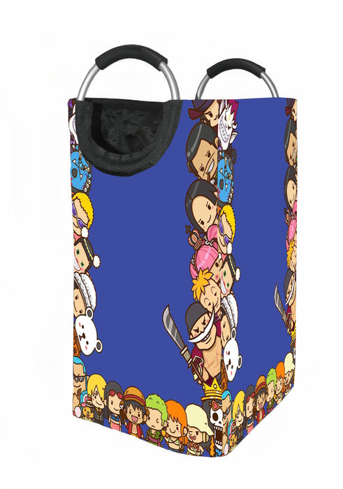 chibi character from one piece Laundry Hamper | Laundry Basket