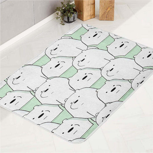 clothes white bear we bare bears bath rugs