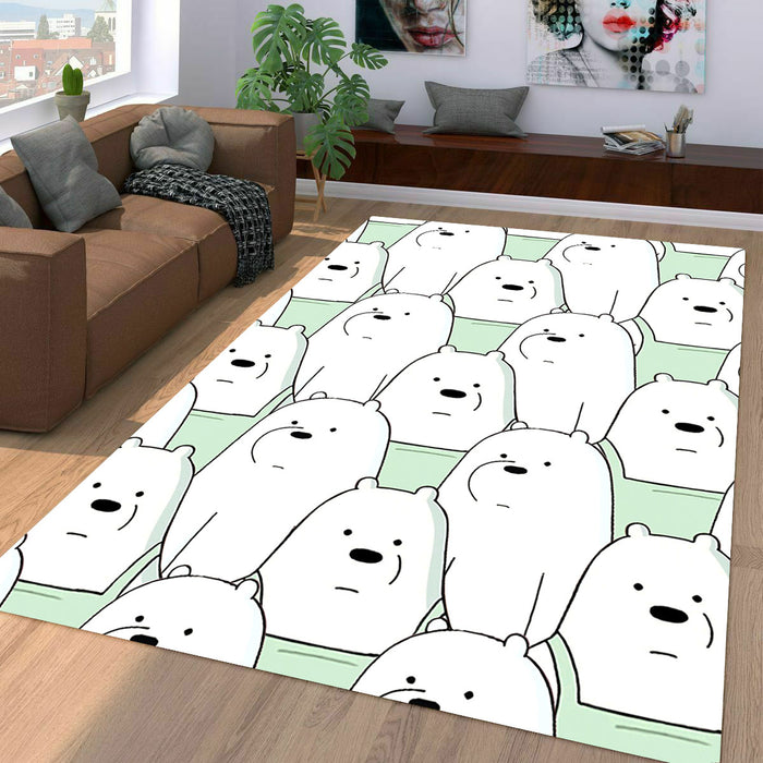 clothes white bear we bare bears Living room carpet rugs