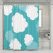 cloud on afternoon shower curtains