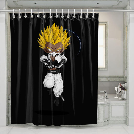 chibi dragon ball streetwear shower curtains