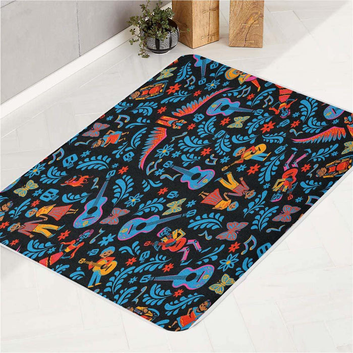 coco disney movie singing stuff bath rugs