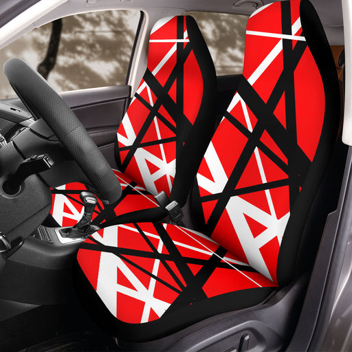 Eddie Van Halen Guitar Stripes Car Seat Covers