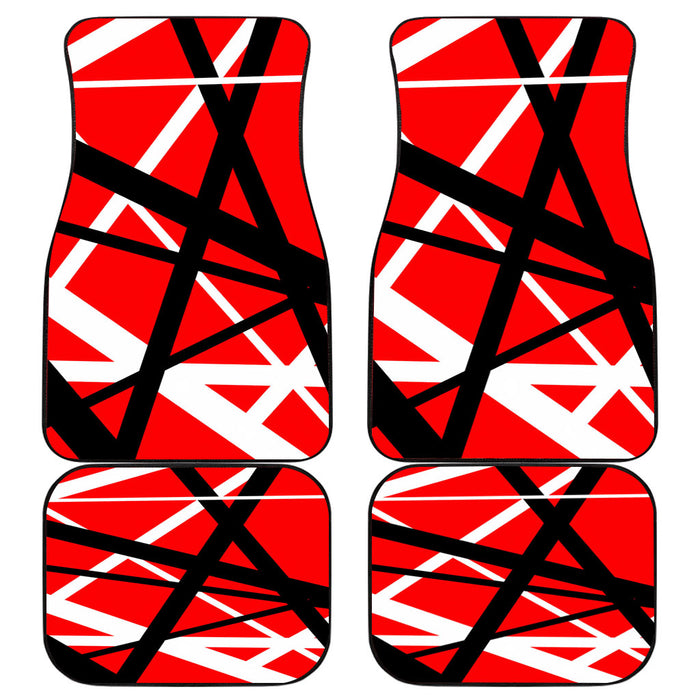 Eddie Van Halen Guitar Stripes Car floor mats Universal fit