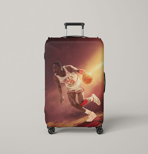 chicago bulls orange vibe Luggage Covers | Suitcase