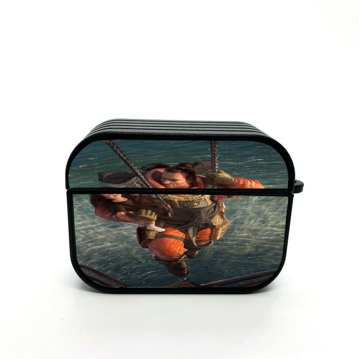 child and gibraltar above the sea airpod case