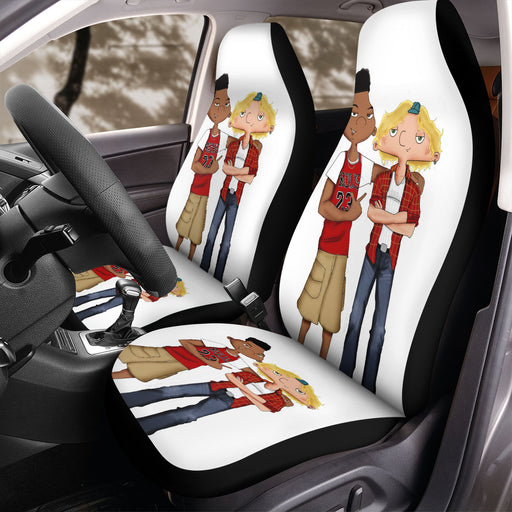 chicago bulls gerald and helga nickelodeon Car Seat Covers