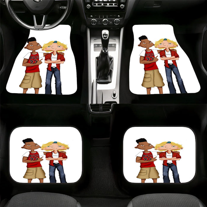 chicago bulls gerald and helga nickelodeon Car floor mats Universal fit