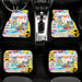 collage pop tumblr Car floor mats Universal fit