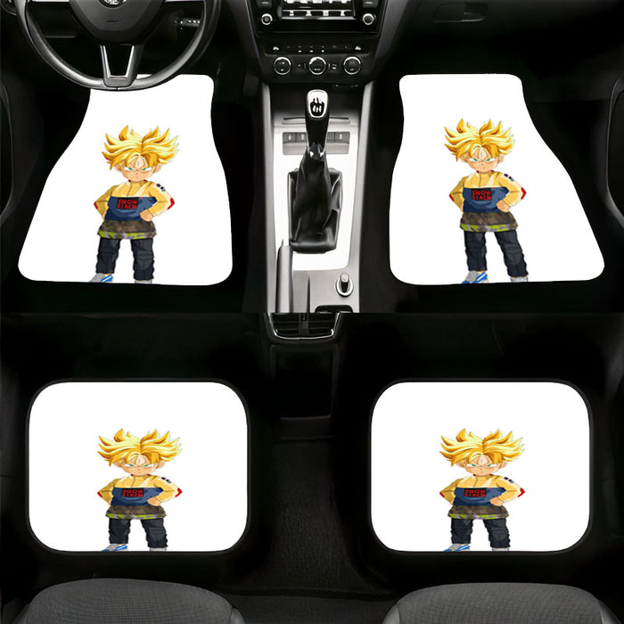 child dragon ball character hypebeast Car floor mats Universal fit