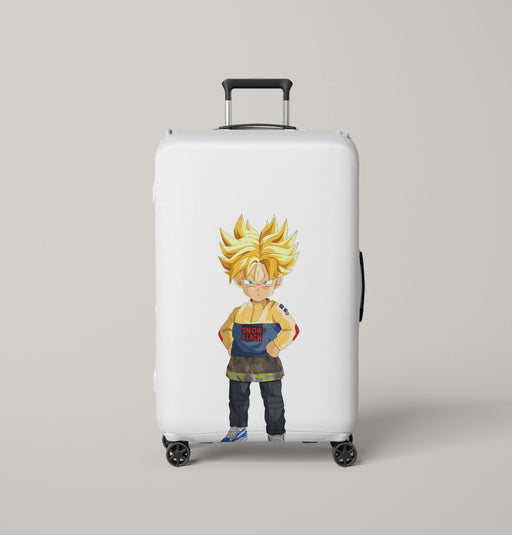 child dragon ball character hypebeast Luggage Covers | Suitcase