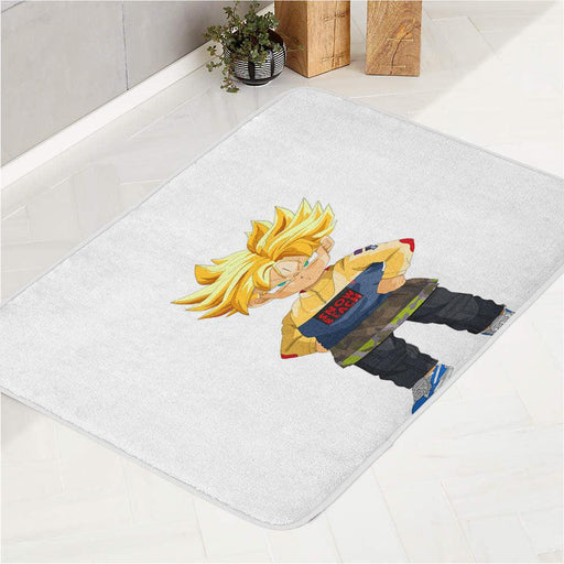 child dragon ball character hypebeast bath rugs