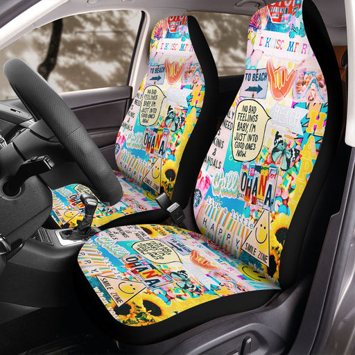 collage pop tumblr Car Seat Covers