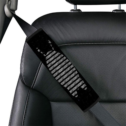 chookity funal space font Car seat belt cover - Grovycase