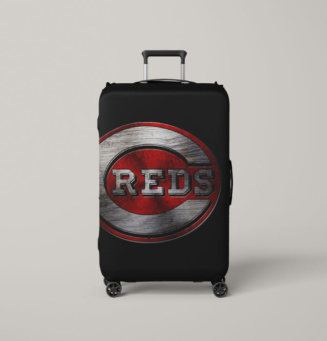 cincinnati reds logo metal Luggage Covers | Suitcase