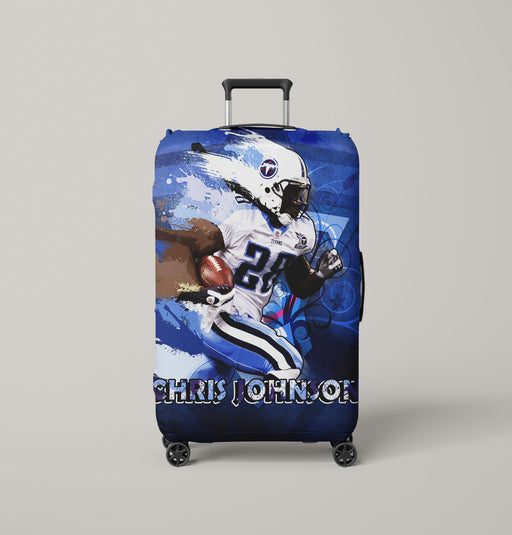 chris johnson bring the ball player nfl brush Luggage Covers | Suitcase