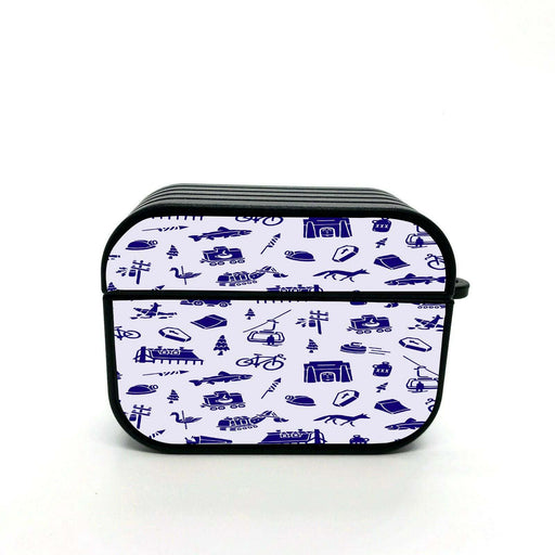 collective pattern for winter and christmas airpods case