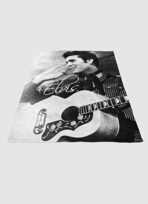 elvis presley singer 3 soft fleece blanket