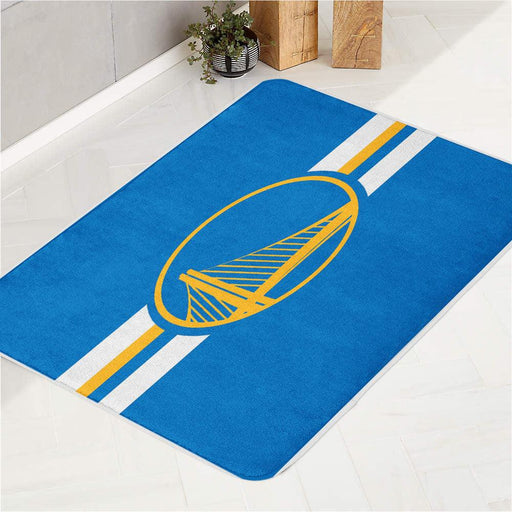 circle golden state warrior bath rugs