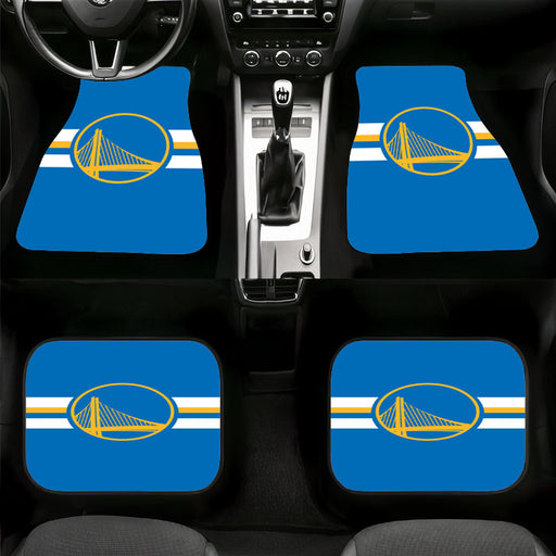 circle golden state warrior Car floor mats Universal fit