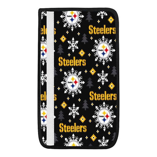 christmas pittsburgh steelers pattern Car seat belt cover