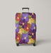 colorful flower blossom together Luggage Cover | suitcase