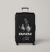 eminem fingers autograph Luggage Cover | suitcase