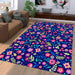 colorful flowers pattern theme Living room carpet rugs