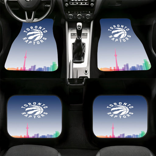 city colorful toronto raptors Car floor mats Universal fit