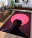 circle glow blade runner 2049 Living room carpet rugs