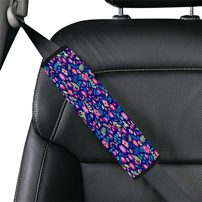 colorful flowers pattern theme Car seat belt cover