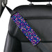 colorful flowers pattern theme Car seat belt cover