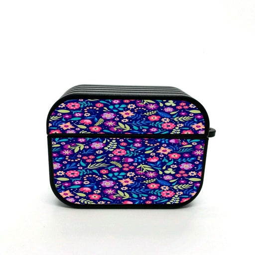 colorful flowers pattern theme airpods case