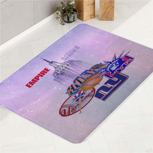 Empire State new york bath rugs