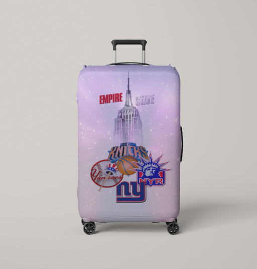 empire state new york Luggage Cover | suitcase