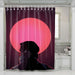 circle glow blade runner 2049 shower curtains