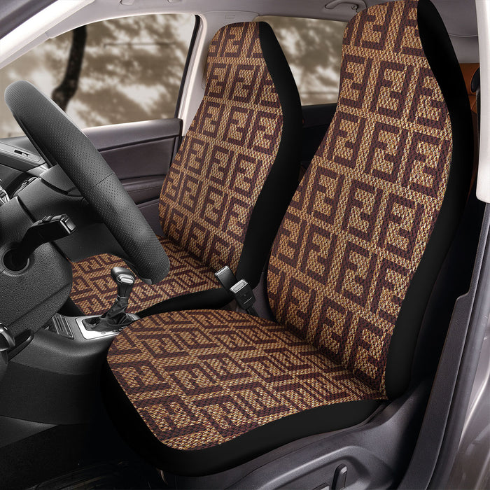 fendi brown Car Seat Covers