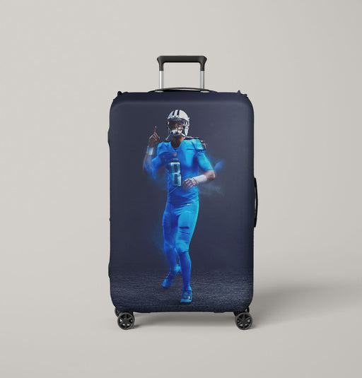 cinematic player photoshoot nfl Luggage Covers | Suitcase