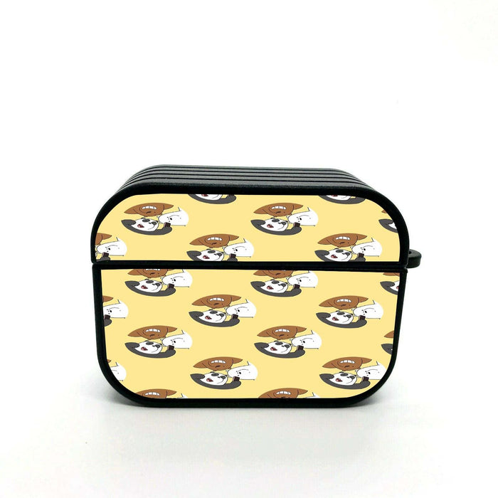 circle pattern we bare bears airpods case