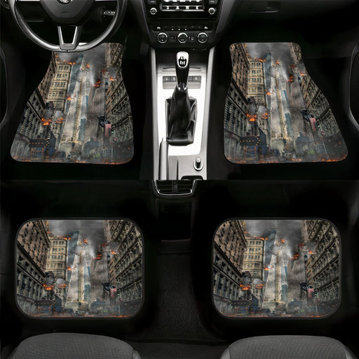 city explosion game graphic Car floor mats Universal fit